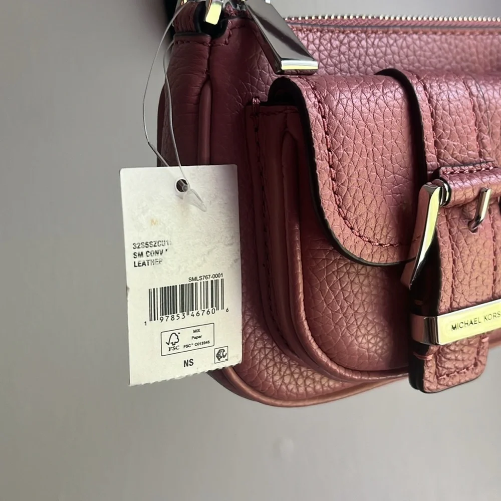 Michael Kors Zoe Small Pebbled Leather Bag - Picture 3 of 9